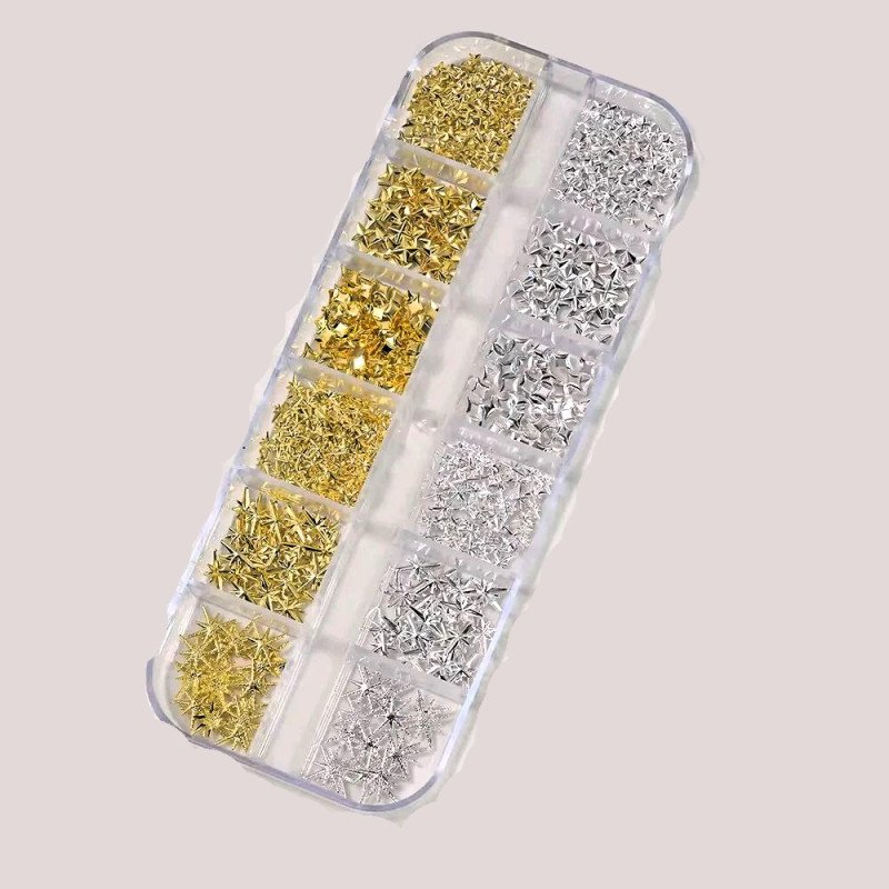Applique Nail Accessoires (kit 2x6) - ZJZS0500-P1